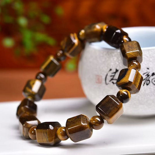 Tiger's Eye Stretch Bead Bracelet