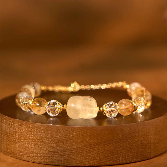 Citrine Pixiu 17–18cm Bracelet
