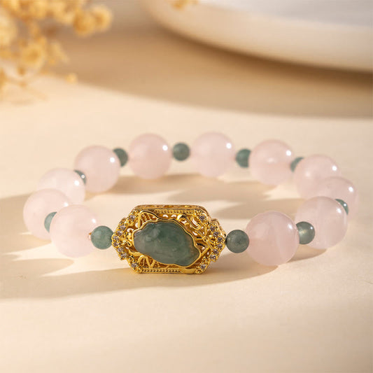 Rose Quartz Jade Bracelet