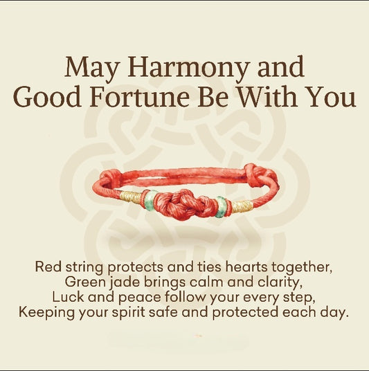 Jade Red String Bracelet