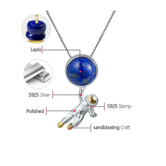 Space Odyssey Lapis Lazuli Pendant