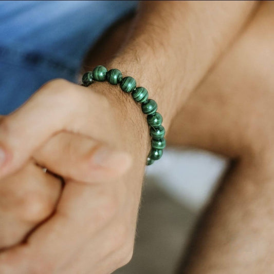 Malachite Multi-Pack Bead Bracelet