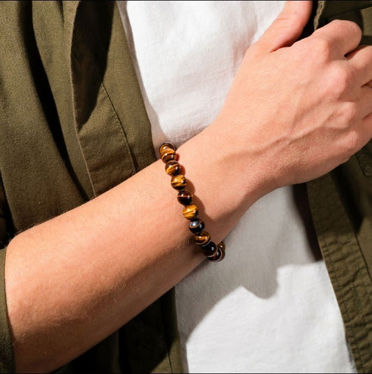 7A Grade Tiger's Eye Bead Bracelet