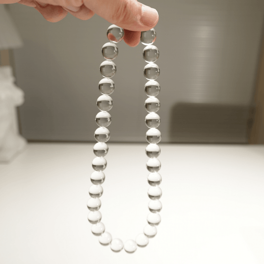 Water Bubble Clear Quartz Necklace