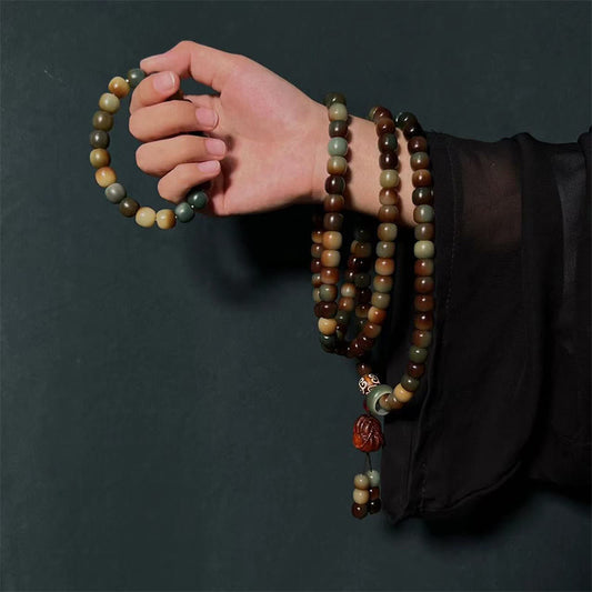 108 Beads Bodhi Seed Wrist Mala Bracelet