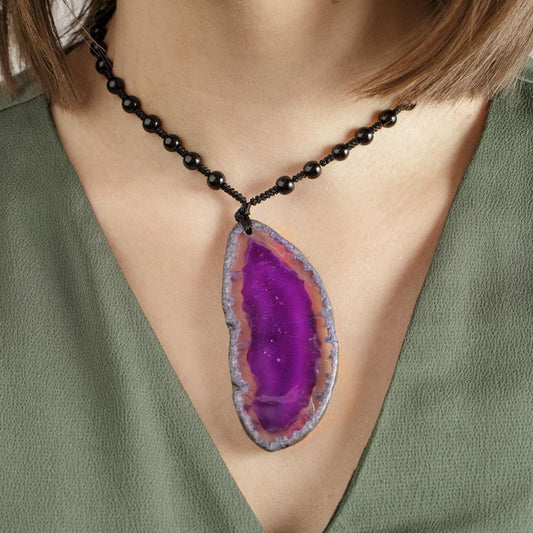 Agate Slice Necklace