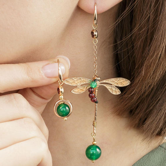 Vintage Dragonfly Earrings