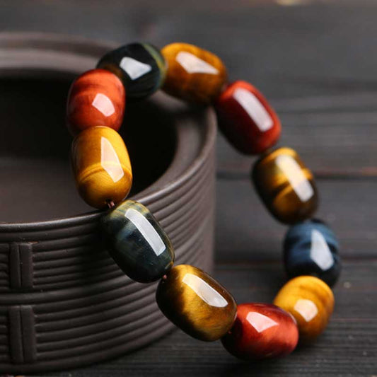 Classic Tiger's Eye Bead Bracelet