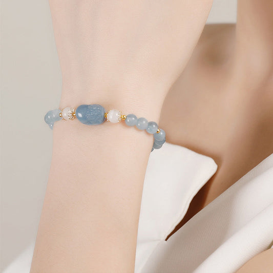 Mixed Crystal Pixiu Bracelet