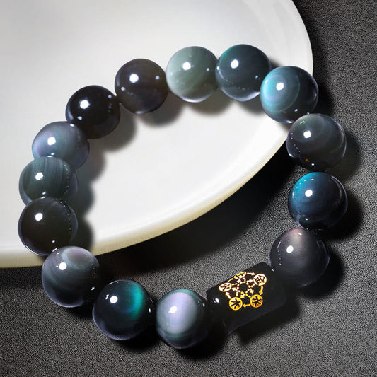 Rainbow Obsidian Bracelet