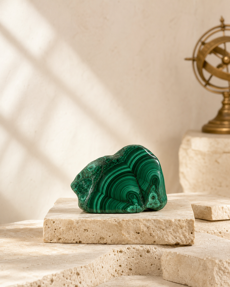 Natural Malachite crystal