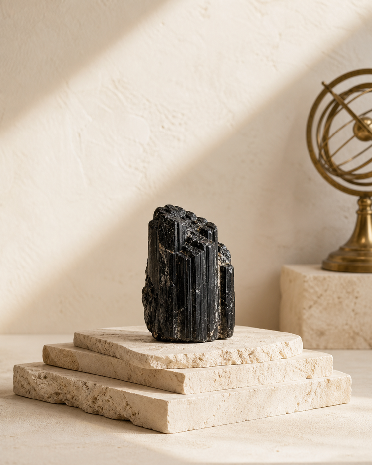 Natural Black Tourmaline crystal