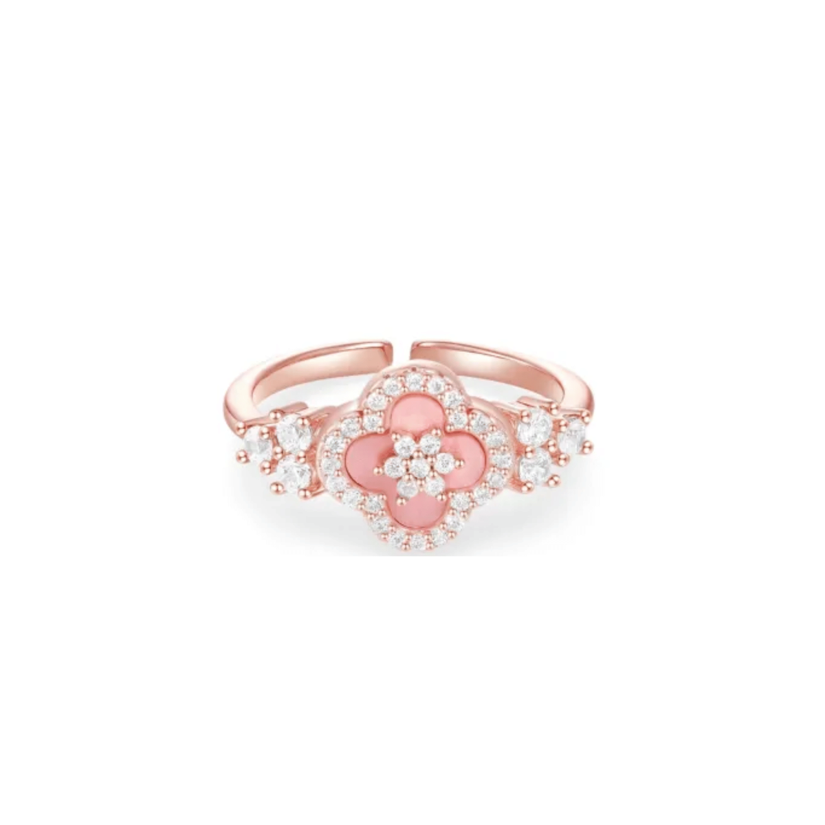 "Sakura Blossom Promise" Jewelry Set | Necklace, Bracelet, Ring, 925 Sterling Silver