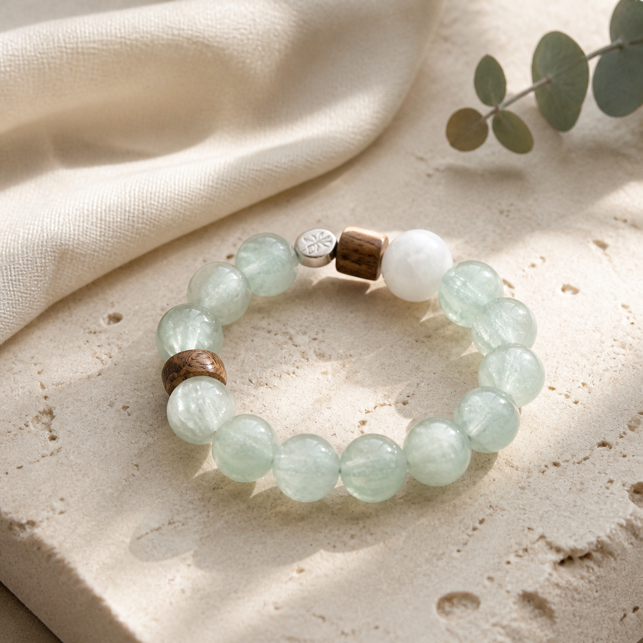 Mint Serenity Crystal Bracelet