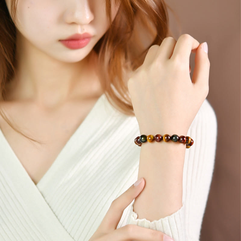 8–16mm Tiger's Eye Bead Bracelet