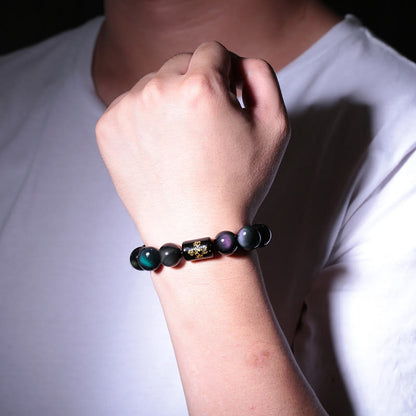 Rainbow Obsidian Bracelet