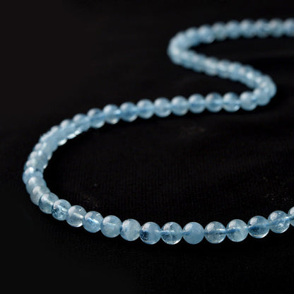5–7mm Aquamarine Bead Bracelet
