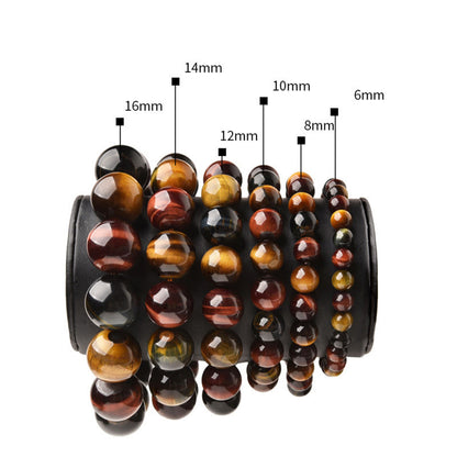 8–16mm Tiger's Eye Bead Bracelet