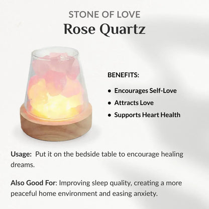 Raw Gemstone Essential Oil Diffuser With Light