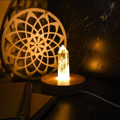 Clear Quartz Night Light by Worn Within