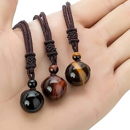 Tibetan Tiger's Eye Necklace