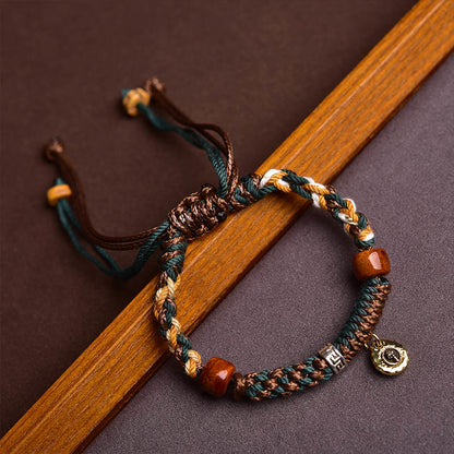 Tibetan Braided Rope Bracelet