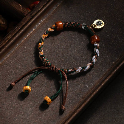 Tibetan Braided Rope Bracelet