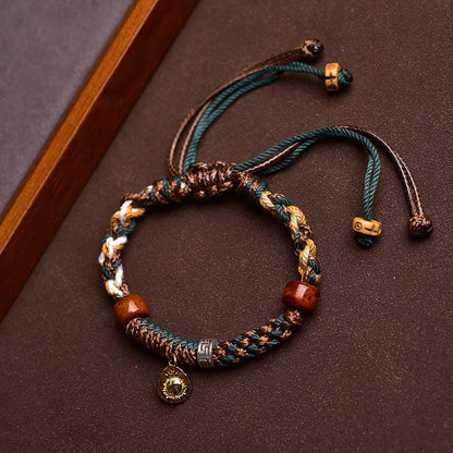 Tibetan Braided Rope Bracelet