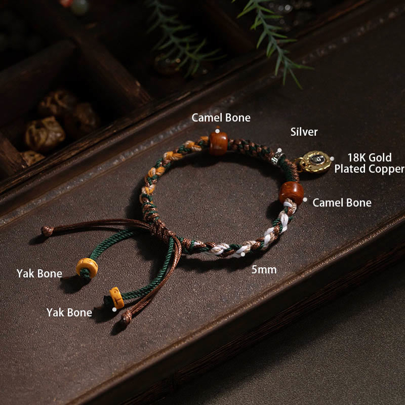 Tibetan Braided Rope Bracelet
