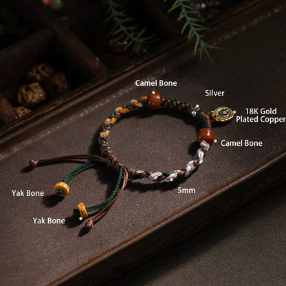 Tibetan Braided Rope Bracelet
