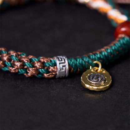 Tibetan Braided Rope Bracelet