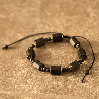 Black Tourmaline String Bracelet