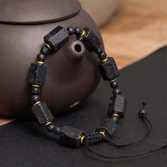 Black Tourmaline String Bracelet
