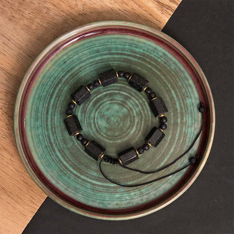 Black Tourmaline String Bracelet