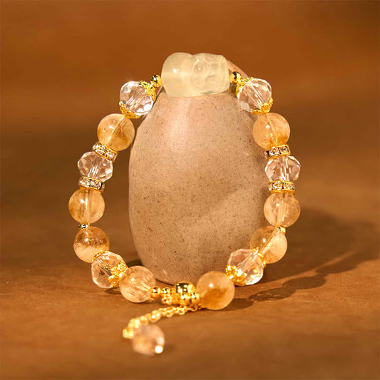 Citrine Pixiu 17–18cm Bracelet by Worn Within