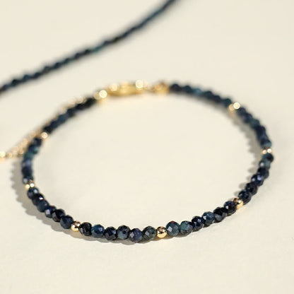 Indicolith Turmalin Kupferperlen Armband