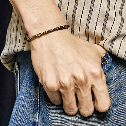 Brass Round Bead Bracelet