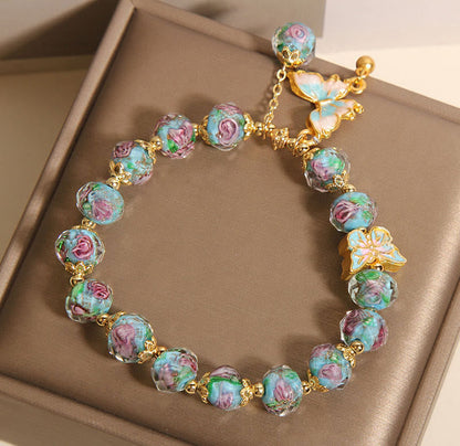 Liuli-Schmetterlingsperlenarmband