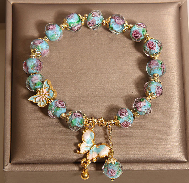 Liuli-Schmetterlingsperlenarmband
