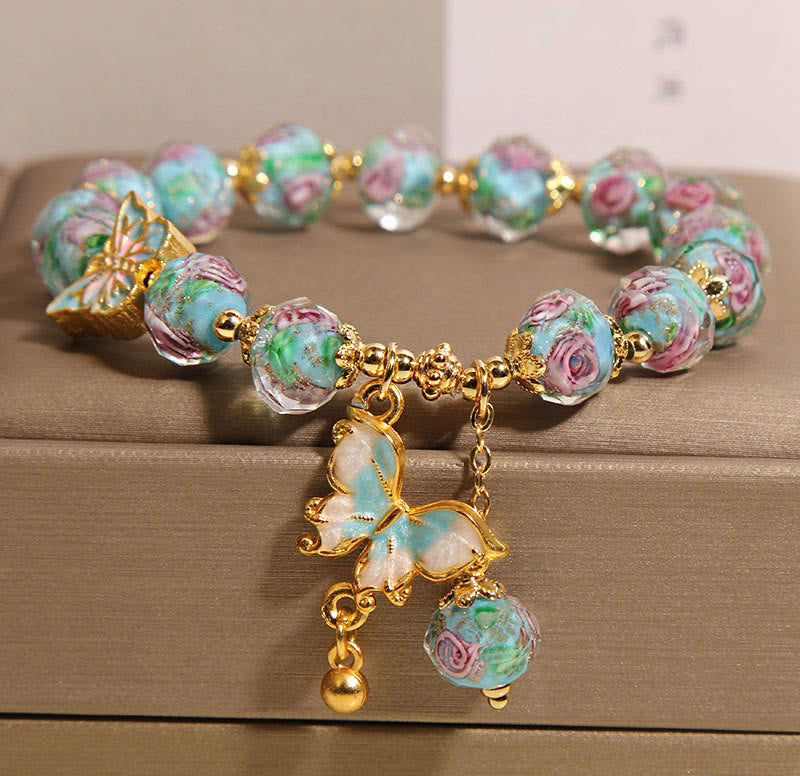 Liuli-Schmetterlingsperlenarmband