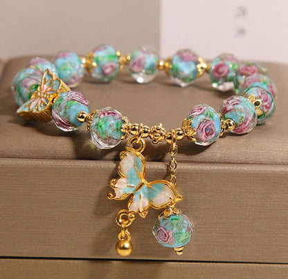 Liuli-Schmetterlingsperlenarmband