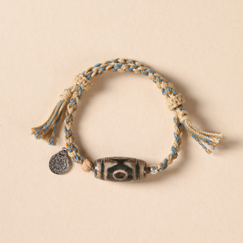 Dzi Bead String Bracelet