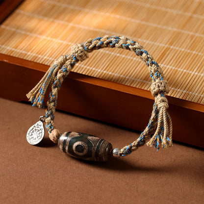 Dzi Bead String Bracelet