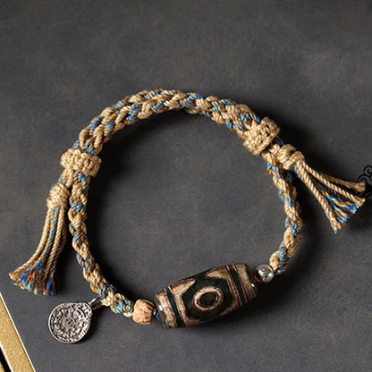 Dzi Bead String Bracelet