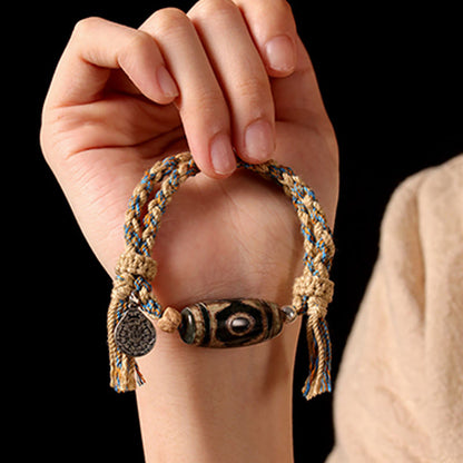 Dzi Bead String Bracelet