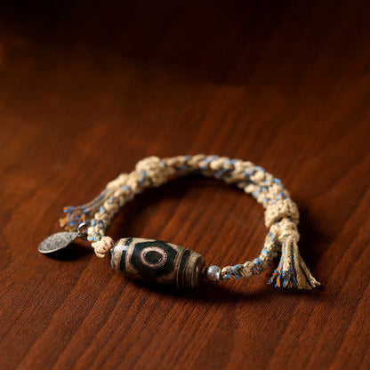 Dzi Bead String Bracelet