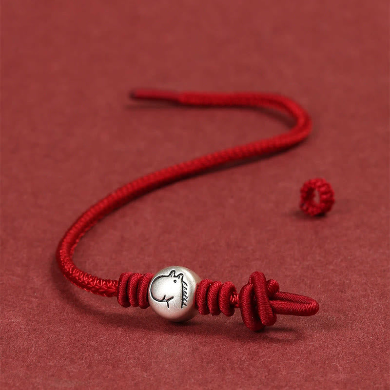 999 Silver Horse Bracelet