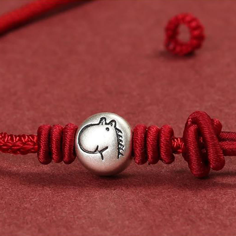 999 Silver Horse Bracelet