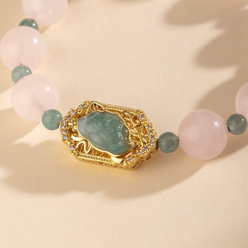 Rose Quartz Jade Bracelet