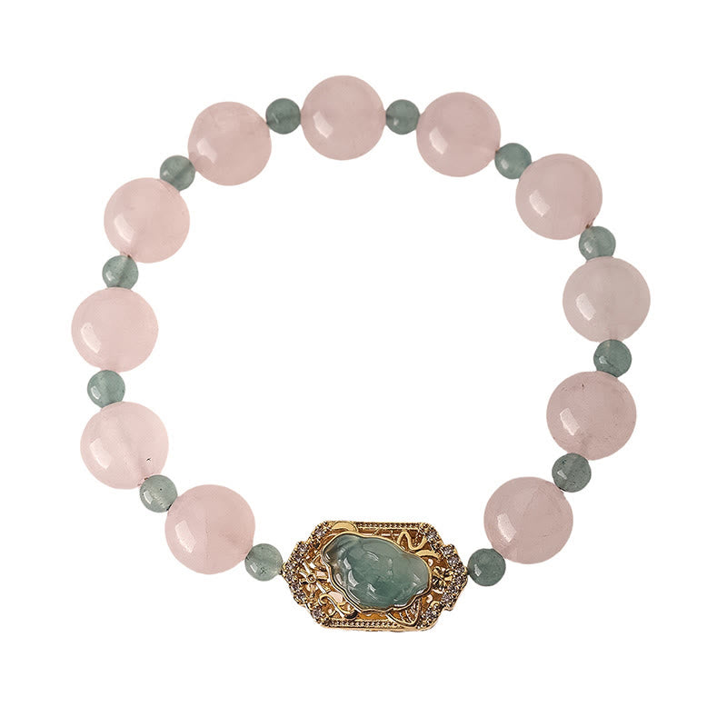 Rose Quartz Jade Bracelet